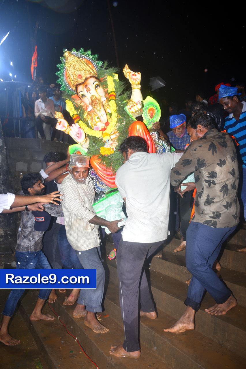 Razole Taluka Ganesh Nimajjanam